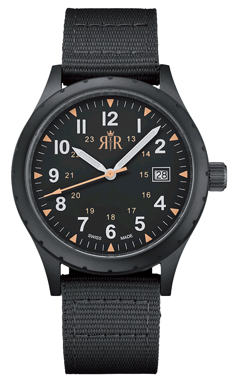 Rogue & Regent | Sentinel Field Watch – PVD Black