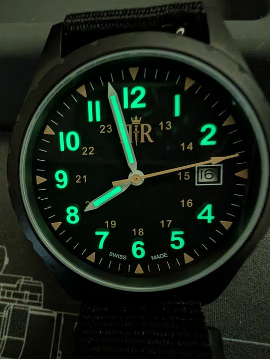 Rogue & Regent | Sentinel Field Watch – PVD Black