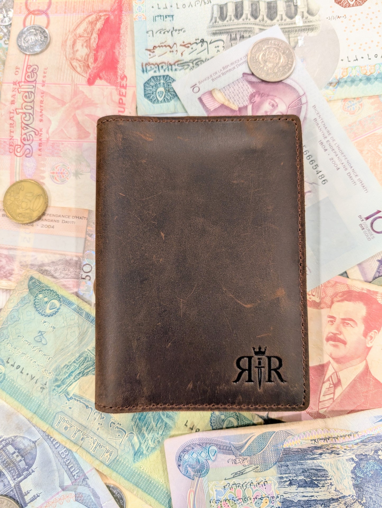 Rogue & Regent Leather Passport Wallet