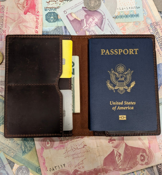 Rogue & Regent Leather Passport Wallet