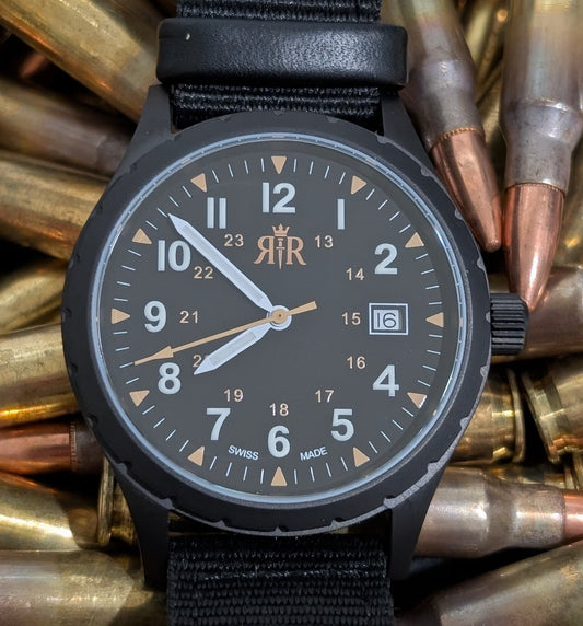 Rogue & Regent | Sentinel Field Watch – PVD Black